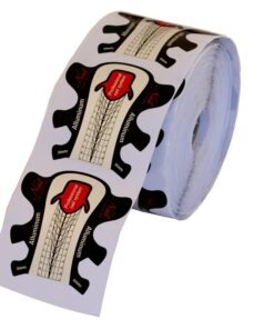 Cartine - Nail Form Silver Shape 300pcs