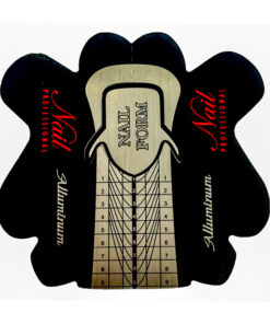 Cartine - Nail Form Silver Flower Alluminio 500pcs