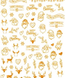 Nail Deco Natale 045 Oro