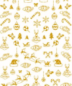 Nail Deco Natale 046 Oro