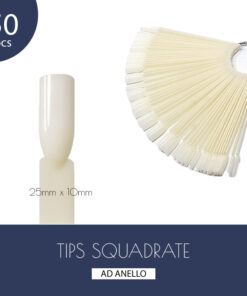 Tips anello 50pcs Squadrate