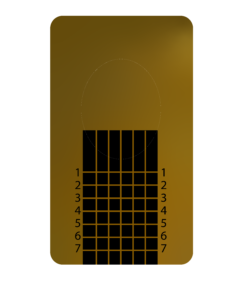 Cartine - Nail form Golden Square 500 pcs