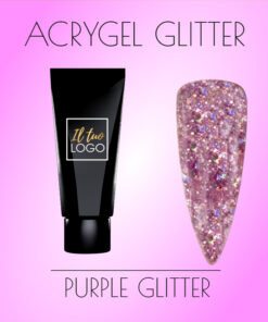 Acrygel Purple Glitter 60ml