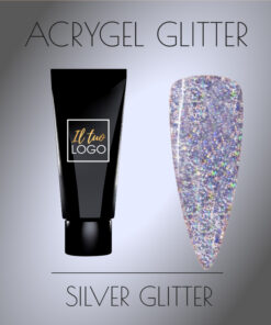 Acrygel Silver Glitter 60ml